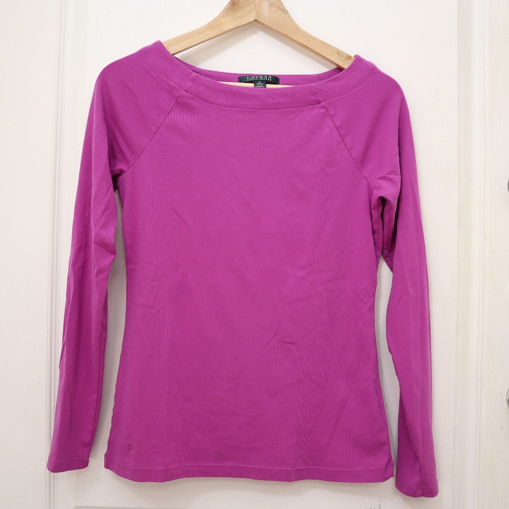 Lauren Ralph Lauren boat neck top